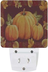 img 2 attached to 🎃 Enhance Your Thanksgiving Décor with Pfrewn Set of 2 Pumpkin Night Lights