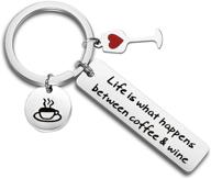 ☕🍷 gzrlyf coffee wine charm bracelet barista jewelry: embrace life's moments with coffee, wine - perfect gift for wine lovers logo