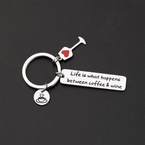 img 3 attached to ☕🍷 Gzrlyf Coffee Wine Charm Bracelet Barista Jewelry: Embrace Life's Moments with Coffee, Wine - Perfect Gift for Wine Lovers