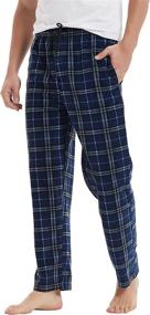 img 4 attached to Durable Loungewear Bottoms by FELEMO: Comfortable Pockets for Ultimate Relaxation