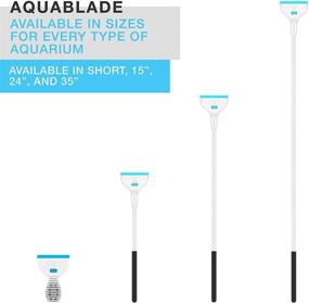 img 1 attached to AquaBlade P Long - Gentle Aquarium 🐠 Scraper for Glass and Acrylic Tanks with Plastic Blade