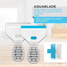 img 2 attached to AquaBlade P Long - Gentle Aquarium 🐠 Scraper for Glass and Acrylic Tanks with Plastic Blade