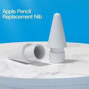 img 3 attached to 🖊️ Apple Pencil 2nd Generation Compatible Replacement Tips - iPencil Nib for iPad Pro Pencil 1st/2nd Gen (4 Pack, White)