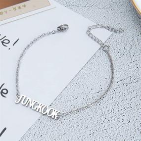 img 2 attached to JUNGKOOK Titanium Necklace Bracelet Birthday