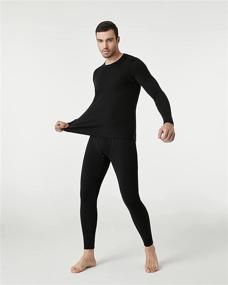 img 3 attached to 🏔️ LAPASA Men's Merino Wool Thermal Underwear Long John Set - Lightweight Base Layer Top and Bottom M31: Superior Comfort for All-Day Warmth