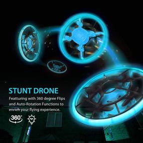 img 2 attached to Fun and Easy-to-Fly Drones for Kids with Bright Lights, Altitude Hold, and 360° Rotating | Perfect Gift for Boys and Girls