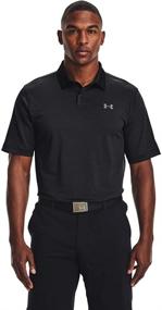 img 4 attached to Under Armour Performance Stripe Steel Men's Clothing in Shirts