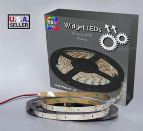 img 4 attached to 🔆 Premium 16.4 FT High CRI Flexible Widget LEDs with 3M Adhesive - Ideal for Kitchen Cabinets, Bathrooms, and More! (5000K, 95 CRI, IP65 Waterproof)