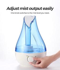 img 2 attached to CLONEMUS Cool Mist Humidifier – 2.6L Large Capacity, Night Light, 🌬️ Auto-shut Off – Ideal for Bedroom, Large Room, Nursery & Whole House