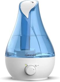 img 4 attached to CLONEMUS Cool Mist Humidifier – 2.6L Large Capacity, Night Light, 🌬️ Auto-shut Off – Ideal for Bedroom, Large Room, Nursery & Whole House