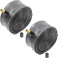 🚲 kenda mtb mountain bike inner tubes - black, schrader valve, 26x1.90/1.95/2.10/2.125 size, 2-pack (bulk) logo