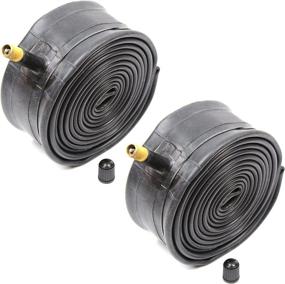 img 3 attached to 🚲 Kenda MTB Mountain Bike Inner Tubes - Black, Schrader Valve, 26x1.90/1.95/2.10/2.125 Size, 2-Pack (Bulk)