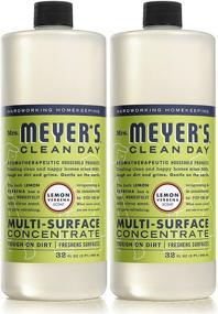 img 3 attached to 🍋 Mrs. Meyer's Clean Day Multi-Surface Cleaner Concentrate - Lemon Verbena Scent (32 Oz) Pack of 2 - Versatile Solution for Floors, Tile, and Counters