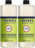 🍋 mrs. meyer's clean day multi-surface cleaner concentrate - lemon verbena scent (32 oz) pack of 2 - versatile solution for floors, tile, and counters logo