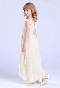 img 2 attached to Stylish and Vibrant Happy Rose Chiffon Junior Bridesmaid Girls' Clothing for Dresses
