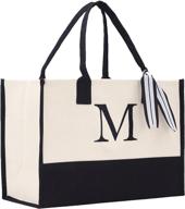 👜 customizable initial monogram handbags & wallets: personalized cotton canvas women's accessories logo