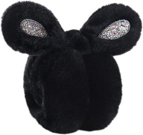 img 3 attached to Orityle Winter Foldable Earmuff Sequins Girls' Accessories