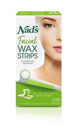 img 4 attached to 🌸 Nad's Facial Wax Strips, Unscented, 24 Count (Pack of 2) - Enhanced SEO