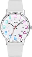 ⌚ medical student and doctor vavc nurse watch with second hand and 24 hour display for women - easy to read wristwatch logo