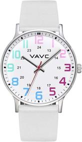 img 4 attached to ⌚ Medical Student and Doctor VAVC Nurse Watch with Second Hand and 24 Hour Display for Women - Easy to Read Wristwatch