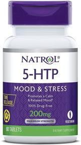 img 4 attached to 🌞 Natrol 5-HTP Time Release tablets 200mg - Boosts Serotonin Production, Supports Positive Outlook, Promotes Relaxation & Calm Mood, Drug-Free Supplement, Controlled Release - 60 Count