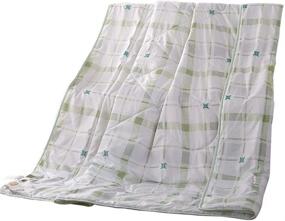 img 3 attached to 🌿 NATURETY Green Printed Bed Quilt: Thin Comforter for a Refreshing Summer Sleep