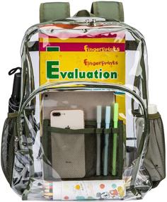 img 1 attached to 🎒 Transparent Reinforced Workplace Backpacks for Kids - Vorspack Backpacks