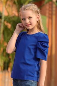 img 2 attached to 👚 GORLYA Keyhole T Shirt Pullover GOR1036: Girls' Clothing in Tops, Tees & Blouses