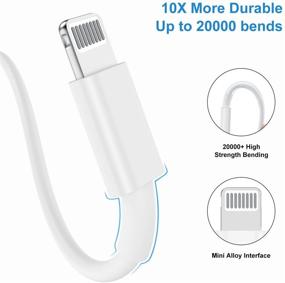 img 1 attached to 📱 Certified iPhone Charger: Lightning Transfer Powerhouse