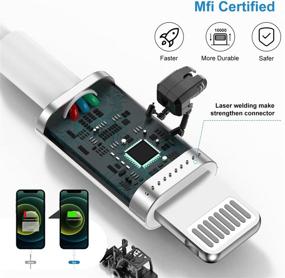 img 2 attached to 📱 Certified iPhone Charger: Lightning Transfer Powerhouse