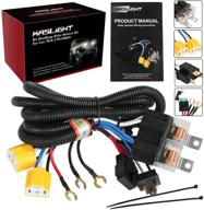 h4 headlight relay harness kit for toyota pickup & tacoma - solve dual ground problem logo