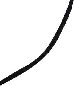 img 1 attached to 📿 Mandala Crafts Black Satin Cord Necklace Bulk Pack of 100 - Jewelry Making Supplies Necklace String – 18 Inch Jewelry Cords for Pendants, Bracelets - with Clasp