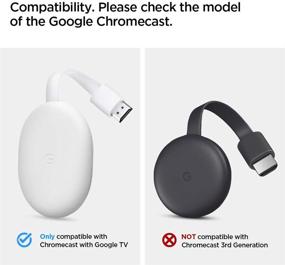 img 3 attached to Spigen Silicone Designed Chromecast Magnetic Television & Video for Television Accessories