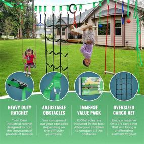 img 1 attached to 🥷 The Ultimate Ninja Warrior Obstacle Course for Kids: Unleash Their Inner Warriors!