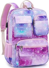 img 4 attached to 🎒 Vintage Backpacks with Charging Function - Retro Bookbags with Power Charging Feature