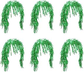 img 3 attached to Tinsel Wigs 6 Pack Halloween Events Event & Party Supplies