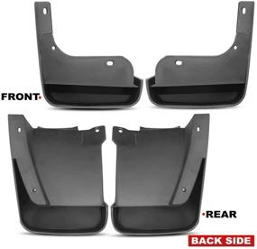 img 2 attached to A-Premium Splash Guards Mud Flaps Mudguards for Honda Accord 2003-2007 Sedan (Front & Rear 4-PC) - Not Compatible with Side Skirts