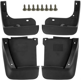 img 4 attached to A-Premium Splash Guards Mud Flaps Mudguards for Honda Accord 2003-2007 Sedan (Front & Rear 4-PC) - Not Compatible with Side Skirts