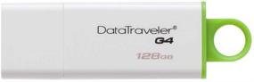 img 4 attached to 💾 Kingston Digital 128 ГБ USB-флеш-накопитель Data Traveler 3.0 - Зеленый: Высокопроизводительное хранилище для быстрой передачи данных