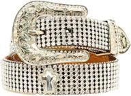 👩 stylish women's accessories: nocona girls rhinestones cross conchos collection logo