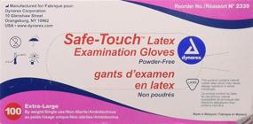 img 2 attached to 🧤 Safetouch X-Large Powder-Free Latex Exam Gloves - Non-Sterile (100/Box)