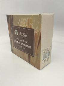 img 1 attached to KingSeal Natural Coffee Stirrers Sticks Food Service Equipment & Supplies