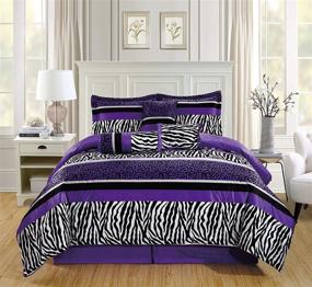 img 2 attached to GrandLinen Comforter Leopard Bedding Pillows
