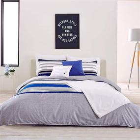 img 3 attached to Lacoste Auckland Blue Comforter Set, Full/Queen Size