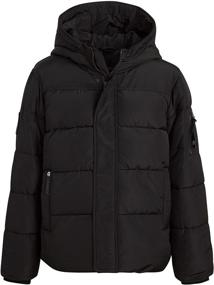 img 4 attached to 🧥 CANADA WEATHER GEAR Boys' Winter Coat – Quilted Bubble Puffer Ski Jacket (Size: 4-20) - Warm and Stylish Outerwear for Boys