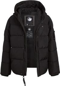 img 3 attached to 🧥 CANADA WEATHER GEAR Boys' Winter Coat – Quilted Bubble Puffer Ski Jacket (Size: 4-20) - Warm and Stylish Outerwear for Boys