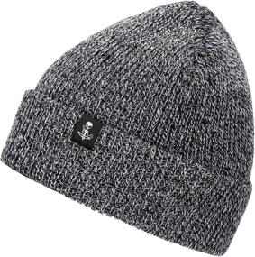 img 4 attached to HEARTSING Winter Hat: Women's & Men's Cuffed Beanie, Warm Knit Skull Cap for Skiing and Outdoor Activities