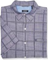 👕 izod saltwater sleeve shirt pocket for men's clothing with t-shirts & tanks logo