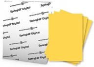 📄 goldenrod copy paper - springhill 8.5” x 11”, 24lb bond/60lb text, 89gsm, 500 sheets (1 ream) – smooth finish colored printer paper – versatile & flexible computer paper – 024037r logo