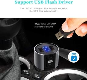 img 3 attached to Baile Wireless FM Transmitter for Car with Hands-Free Calling and Dual USB Charger - Ultimate Car Kit!